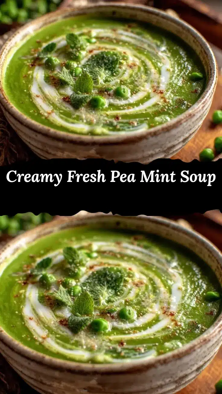 refreshing pea and mint soup recipe