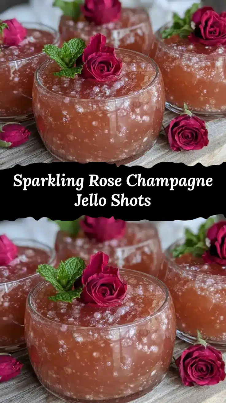 rose champagne jello shots recipe recipe