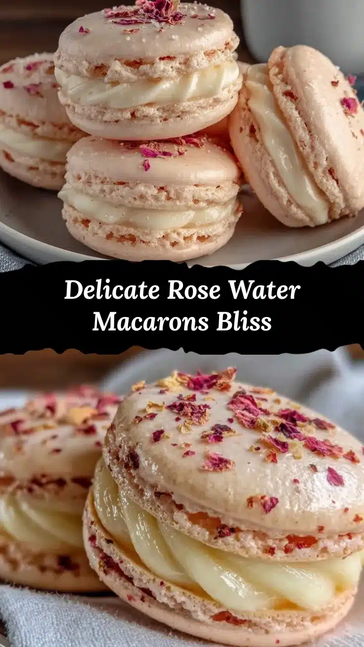 rose water macarons recipe