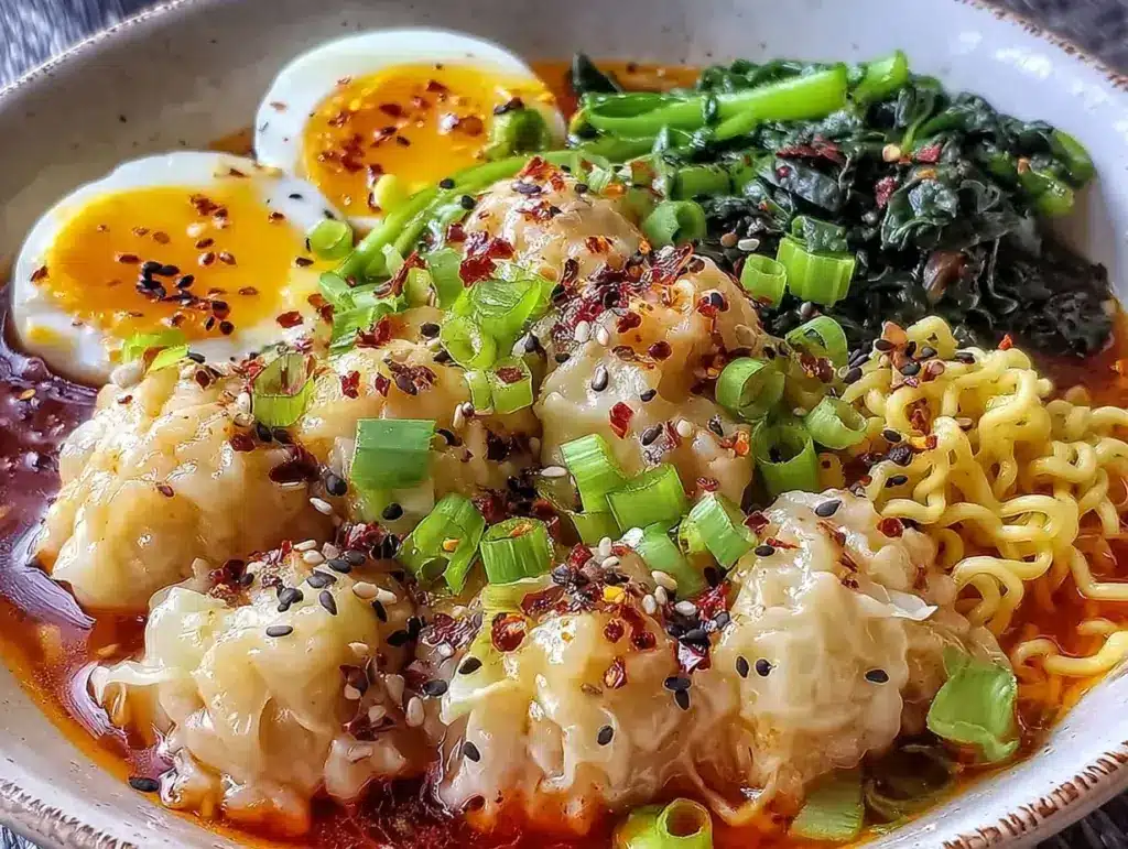 savory dumpling ramen bowl - featured image