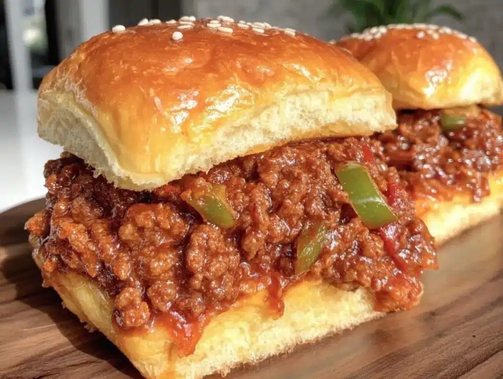 sloppy joes on brioche buns - featured image