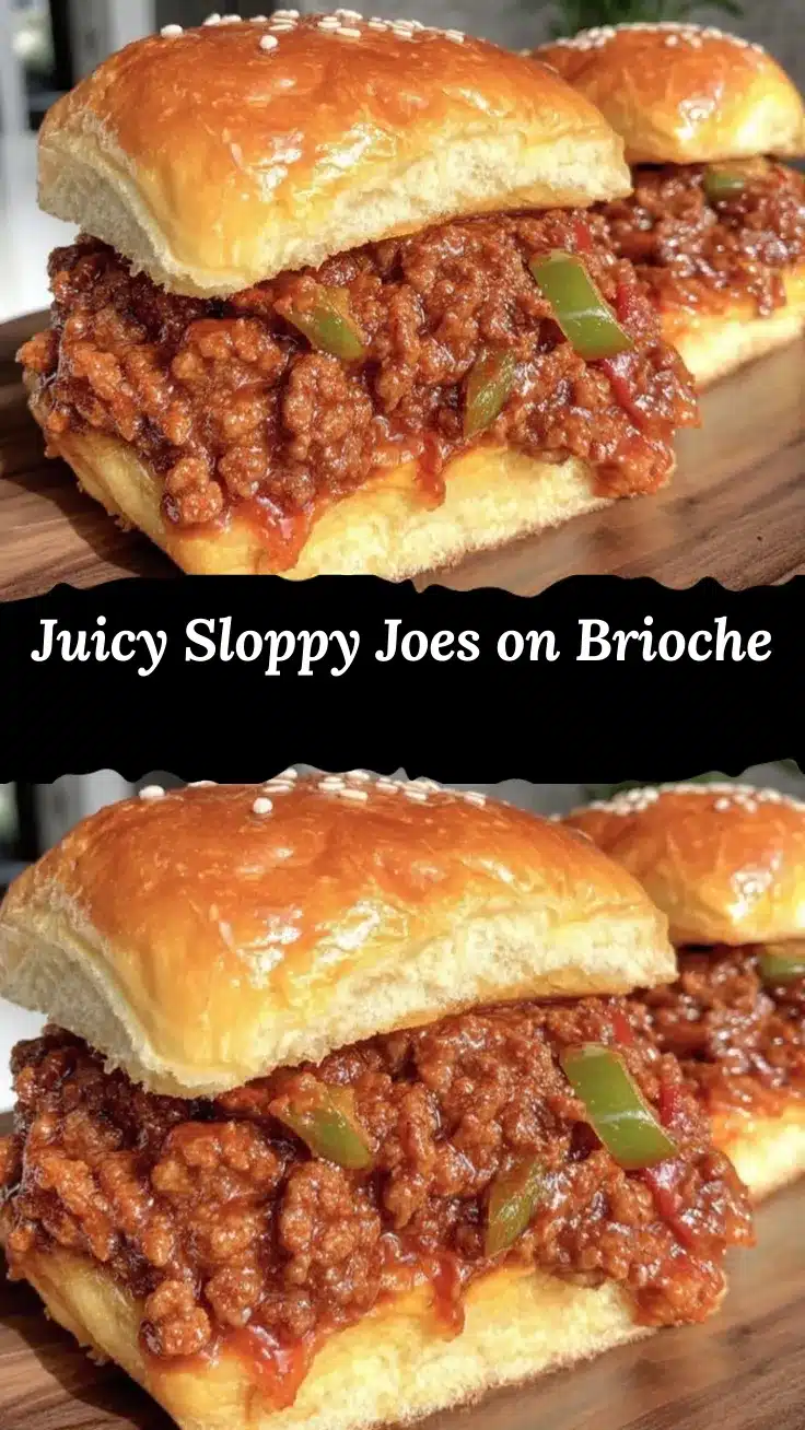 sloppy joes on brioche buns recipe