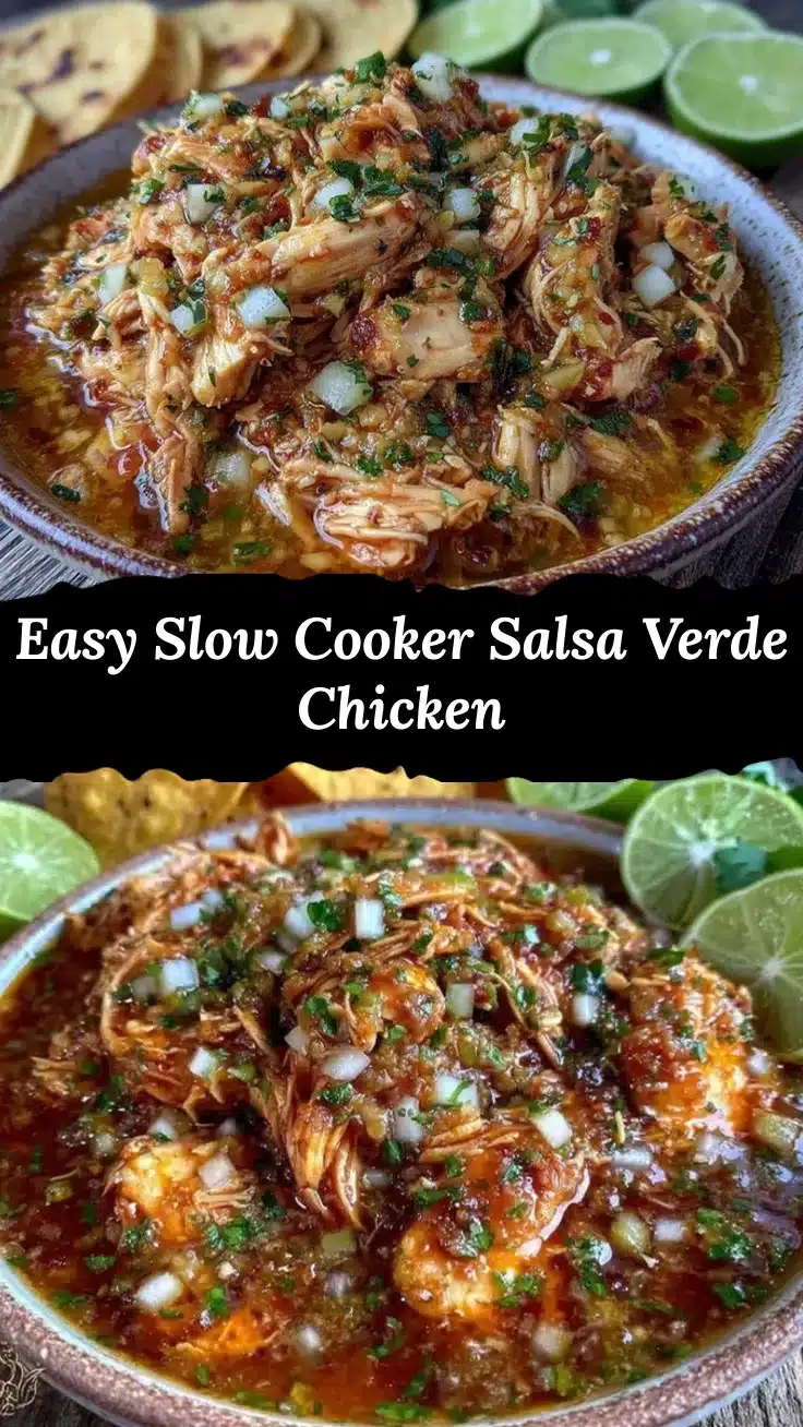 slow cooker salsa verde chicken recipe
