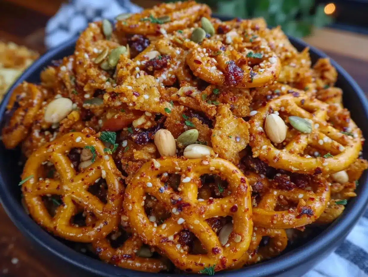 spicy ranch pretzels preparation steps