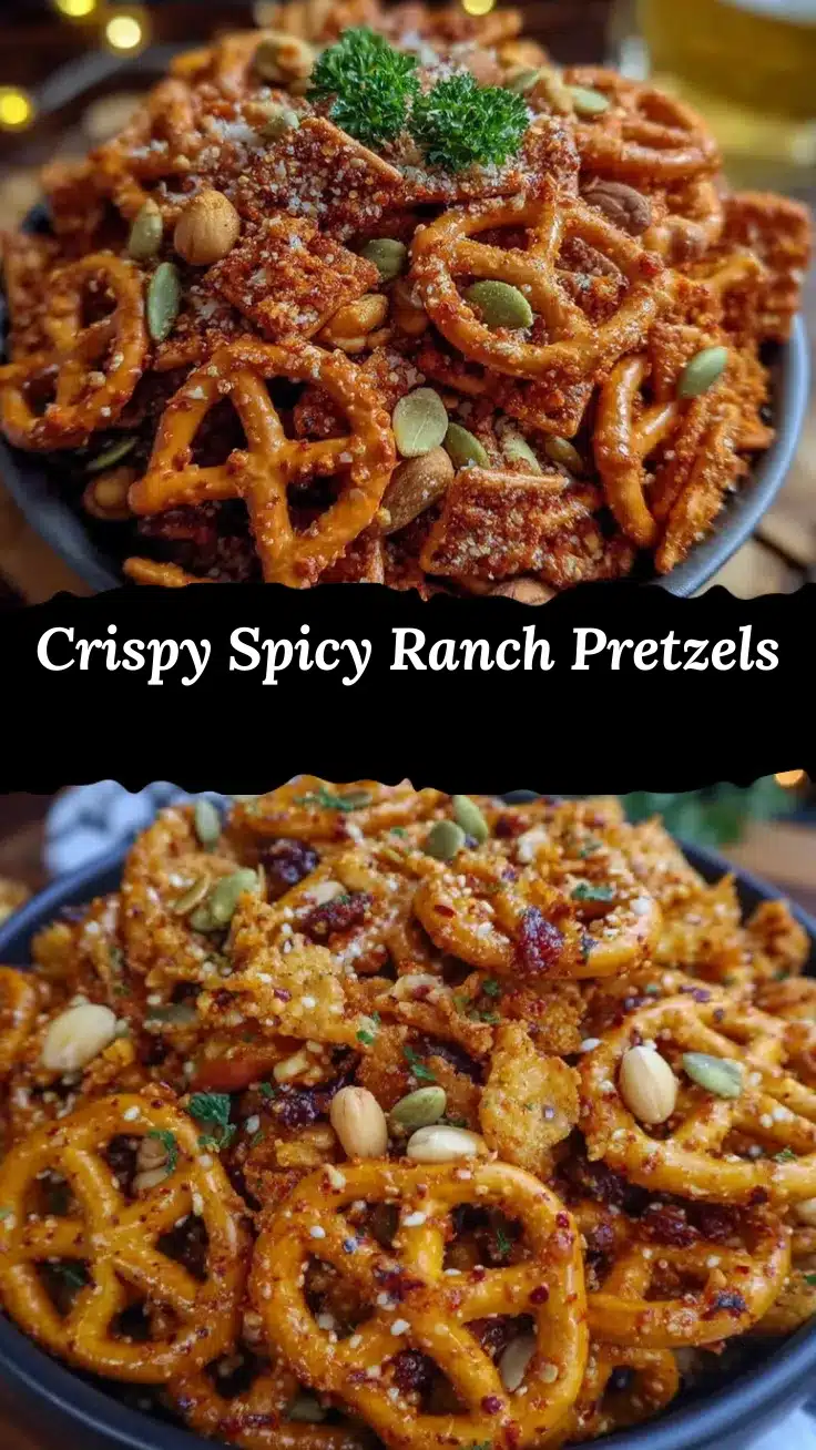 spicy ranch pretzels recipe
