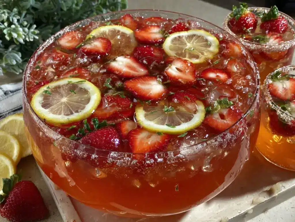 Strawberry Moscato Punch - featured image