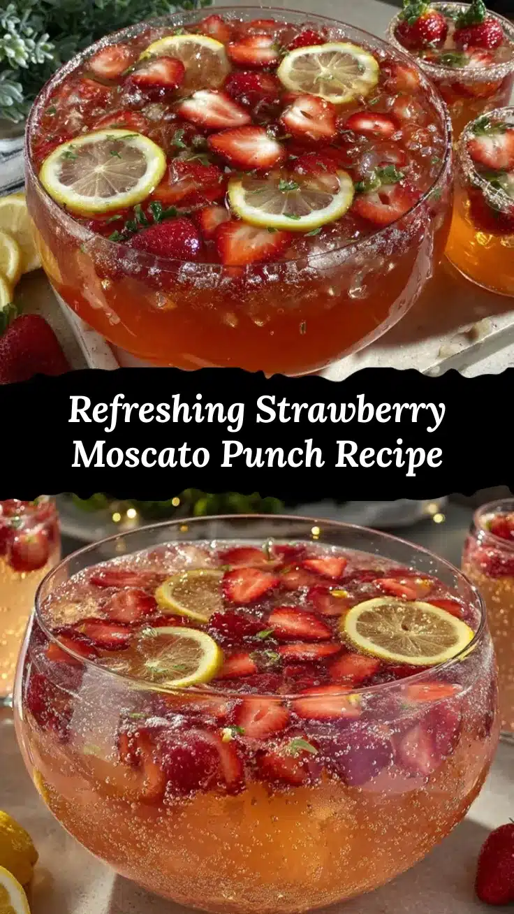 Strawberry Moscato Punch recipe