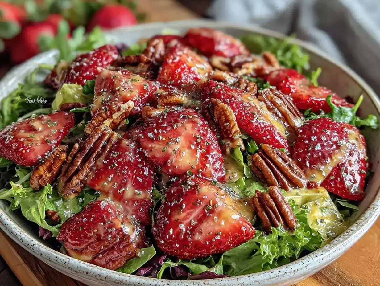 strawberry pecan salad preparation steps