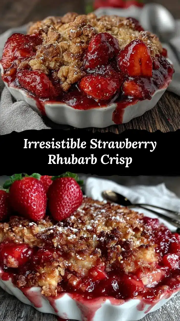 strawberry rhubarb crisp recipe recipe