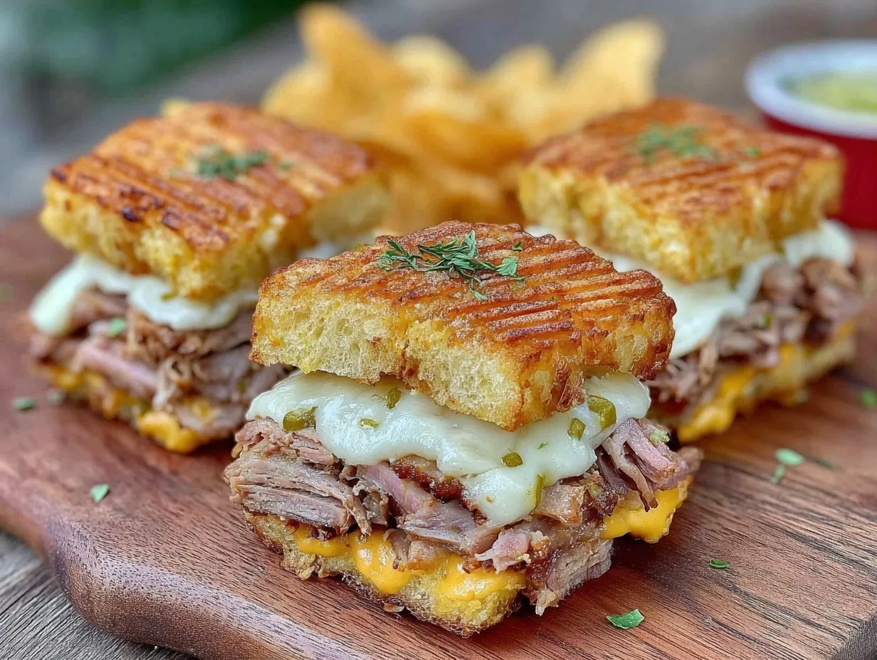 Super Bowl Cuban sandwich sliders preparation steps