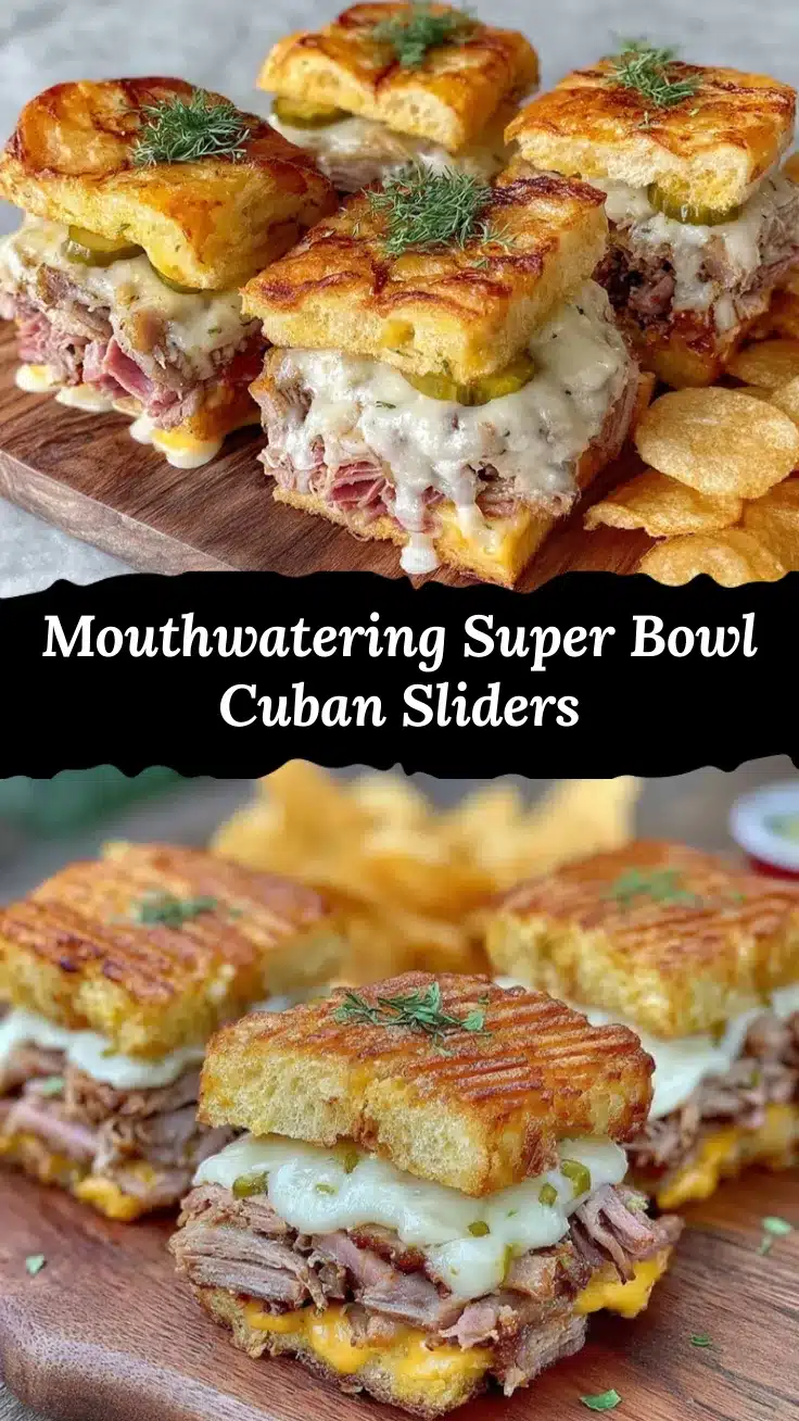 Super Bowl Cuban sandwich sliders recipe