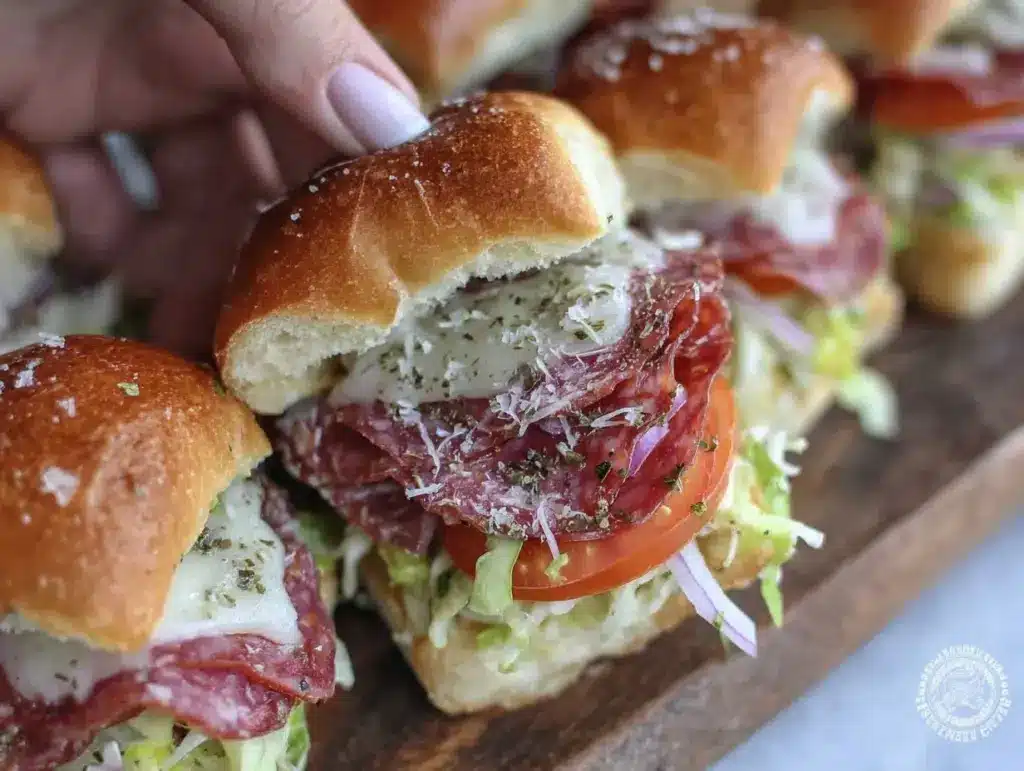Super Bowl Italian Sub Sliders - featured image