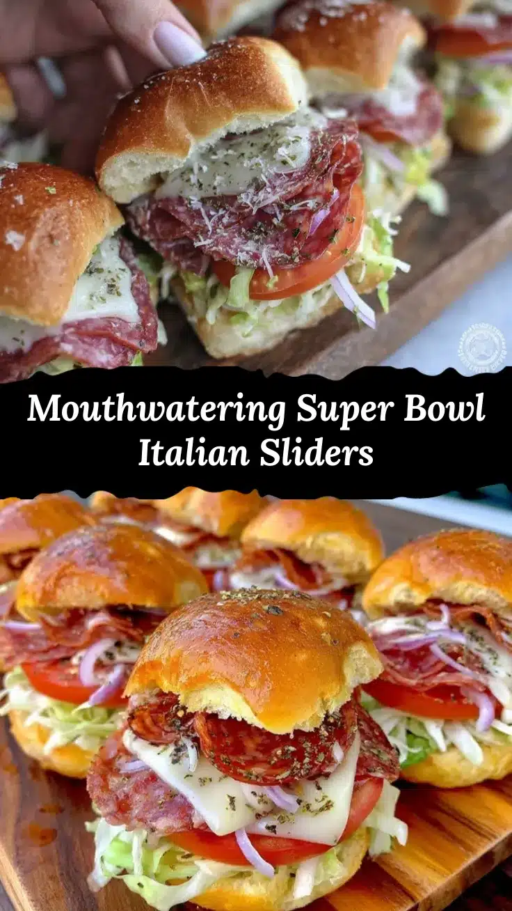 Super Bowl Italian Sub Sliders recipe