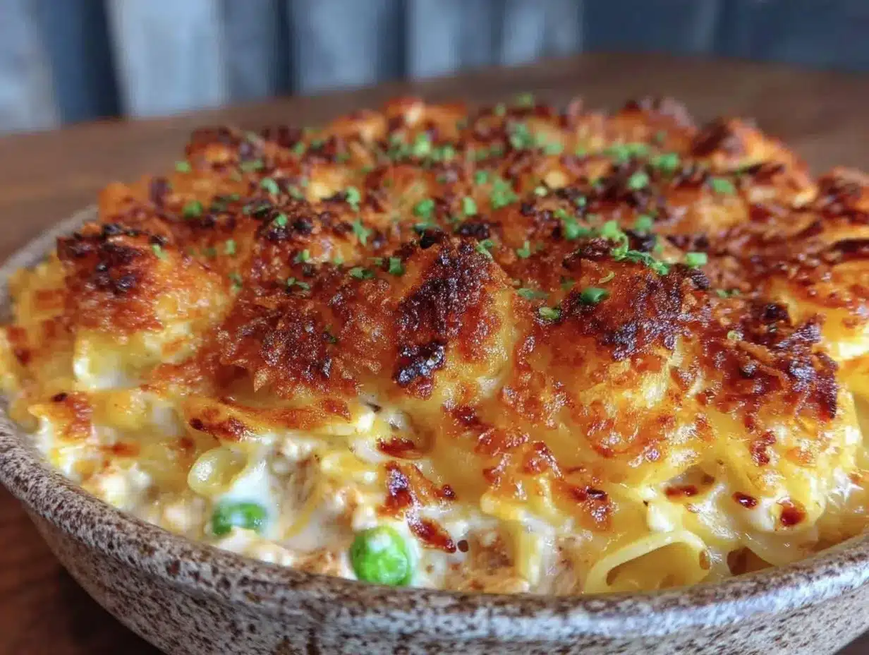 tuna noodle casserole preparation steps