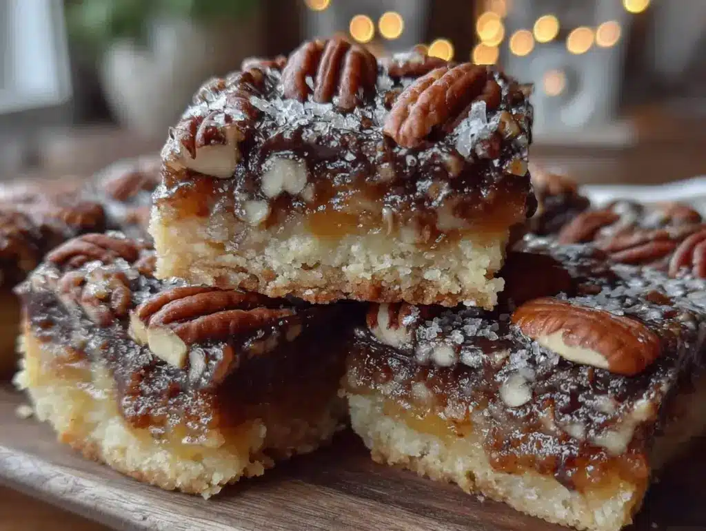 turtle bars recipe - featured image