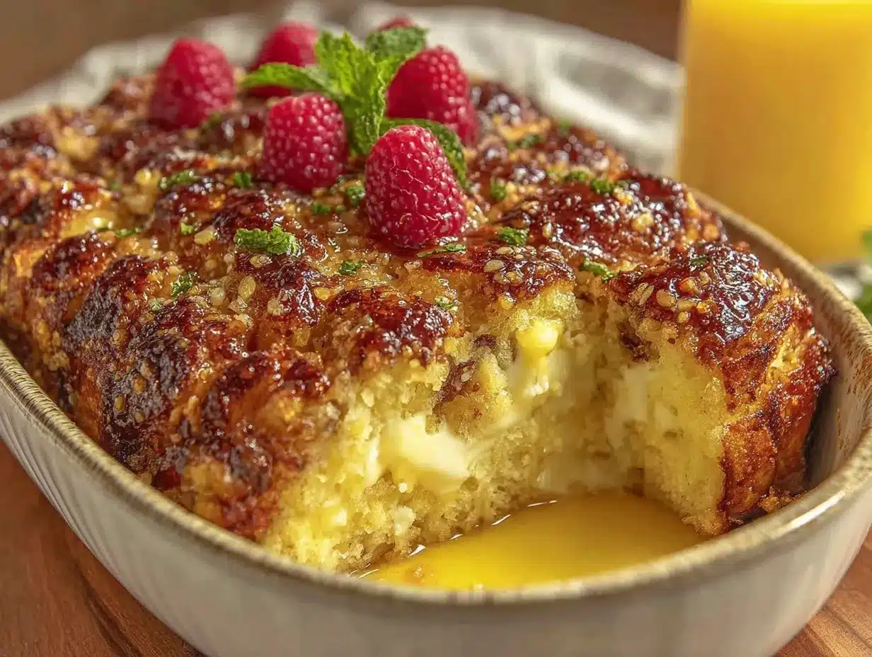 ultimate French toast casserole preparation steps