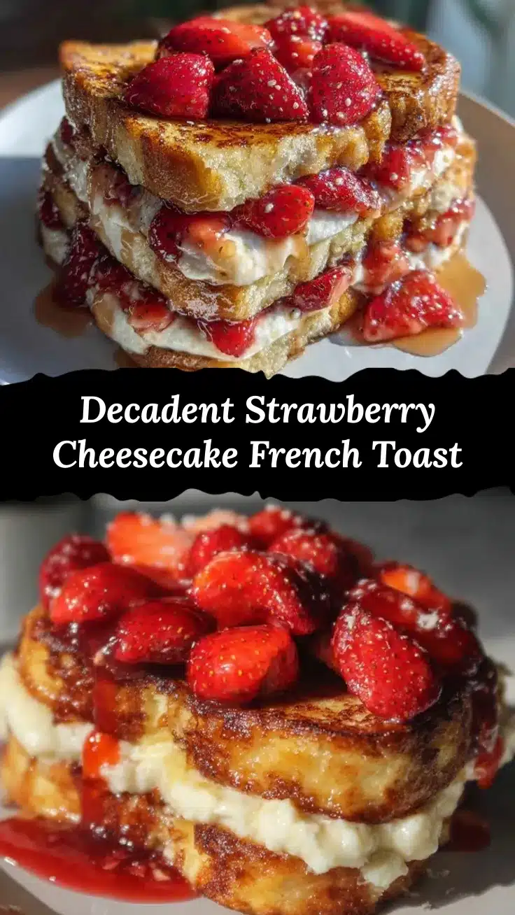 Valentine’s Strawberry Cheesecake French Toast recipe