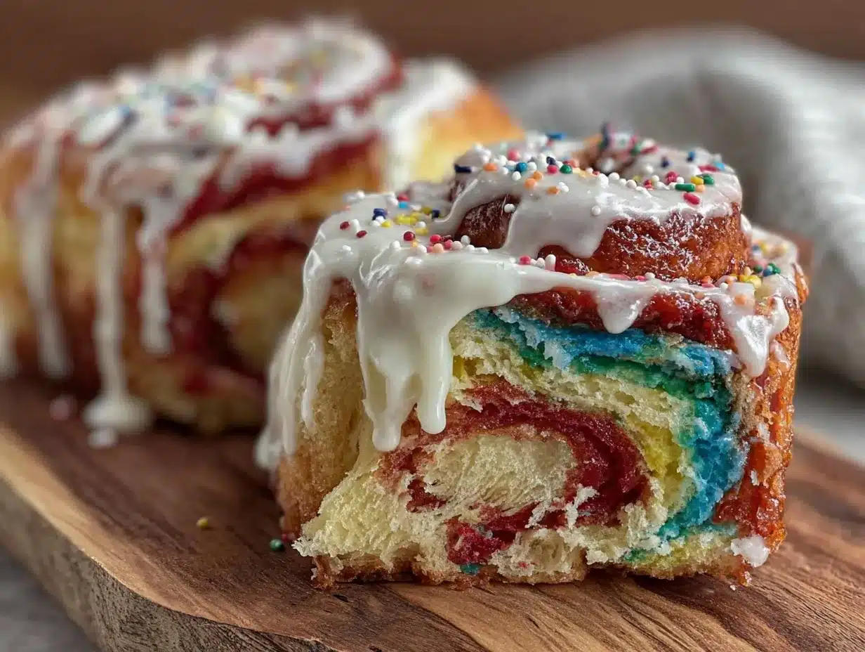 vibrant dr seuss multicolor sweet rolls preparation steps