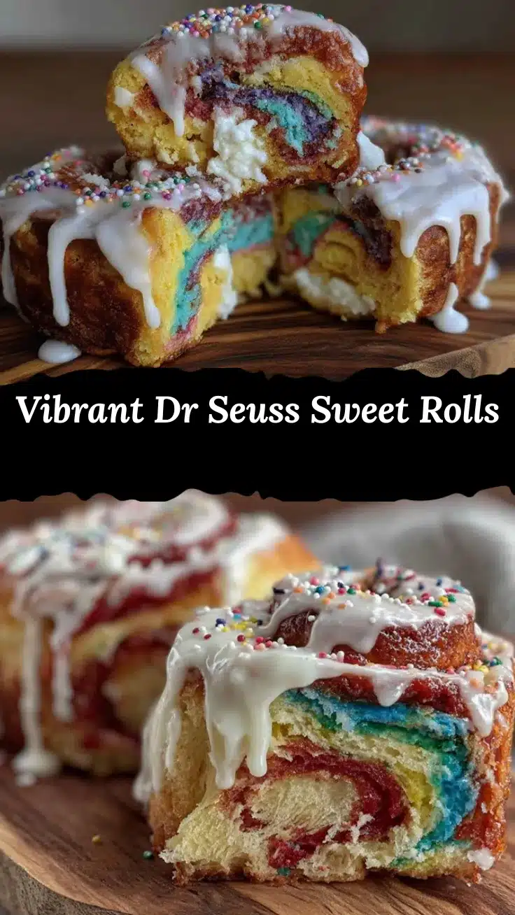 vibrant dr seuss multicolor sweet rolls recipe