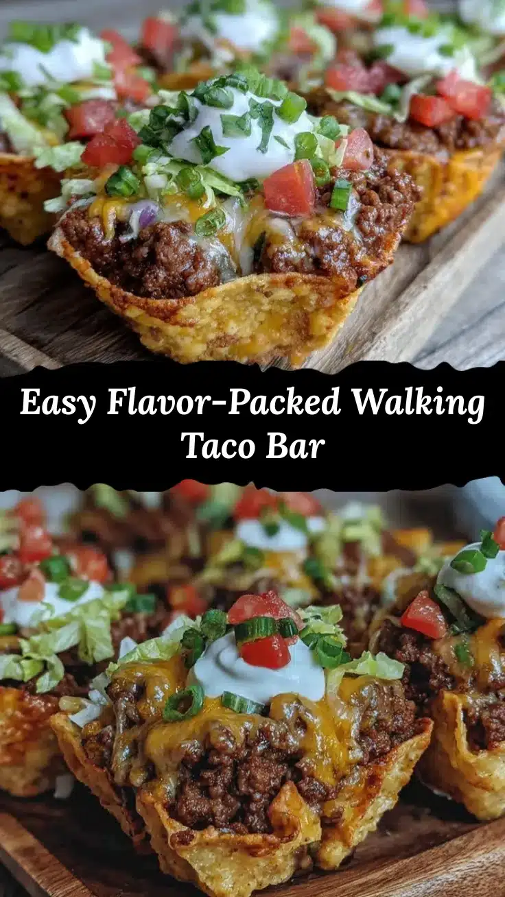 walking taco bar recipe