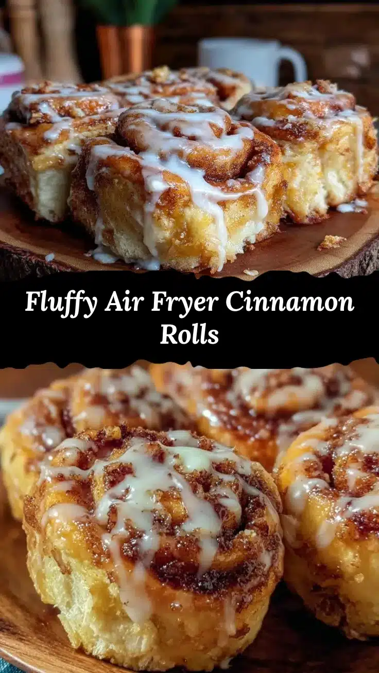 air fryer cinnamon rolls recipe