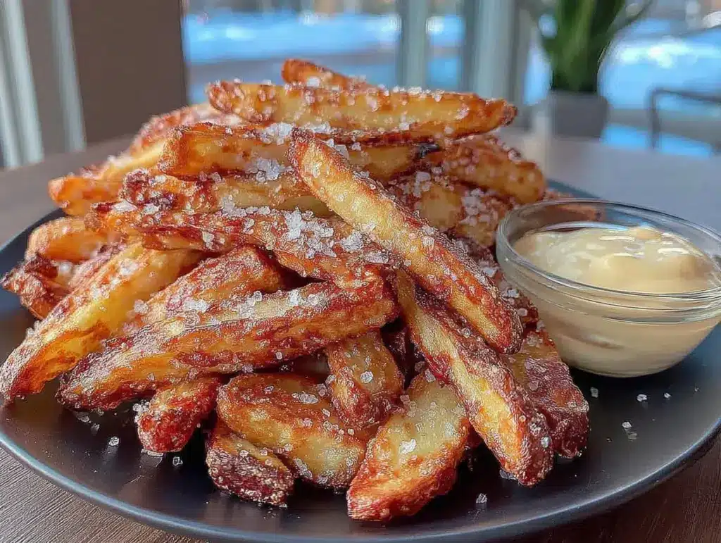air fryer french fries recipe - featured image