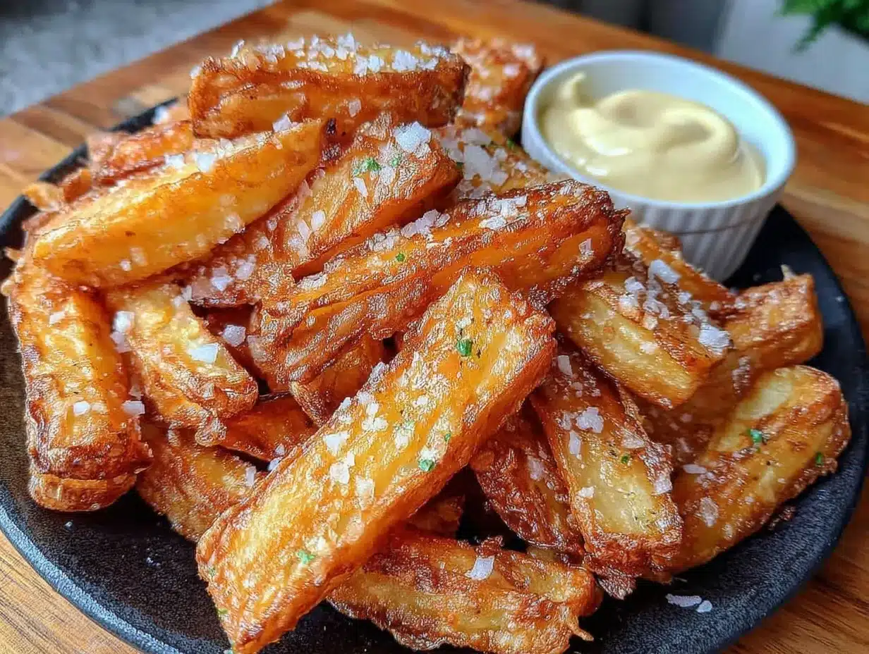 air fryer french fries recipe preparation steps