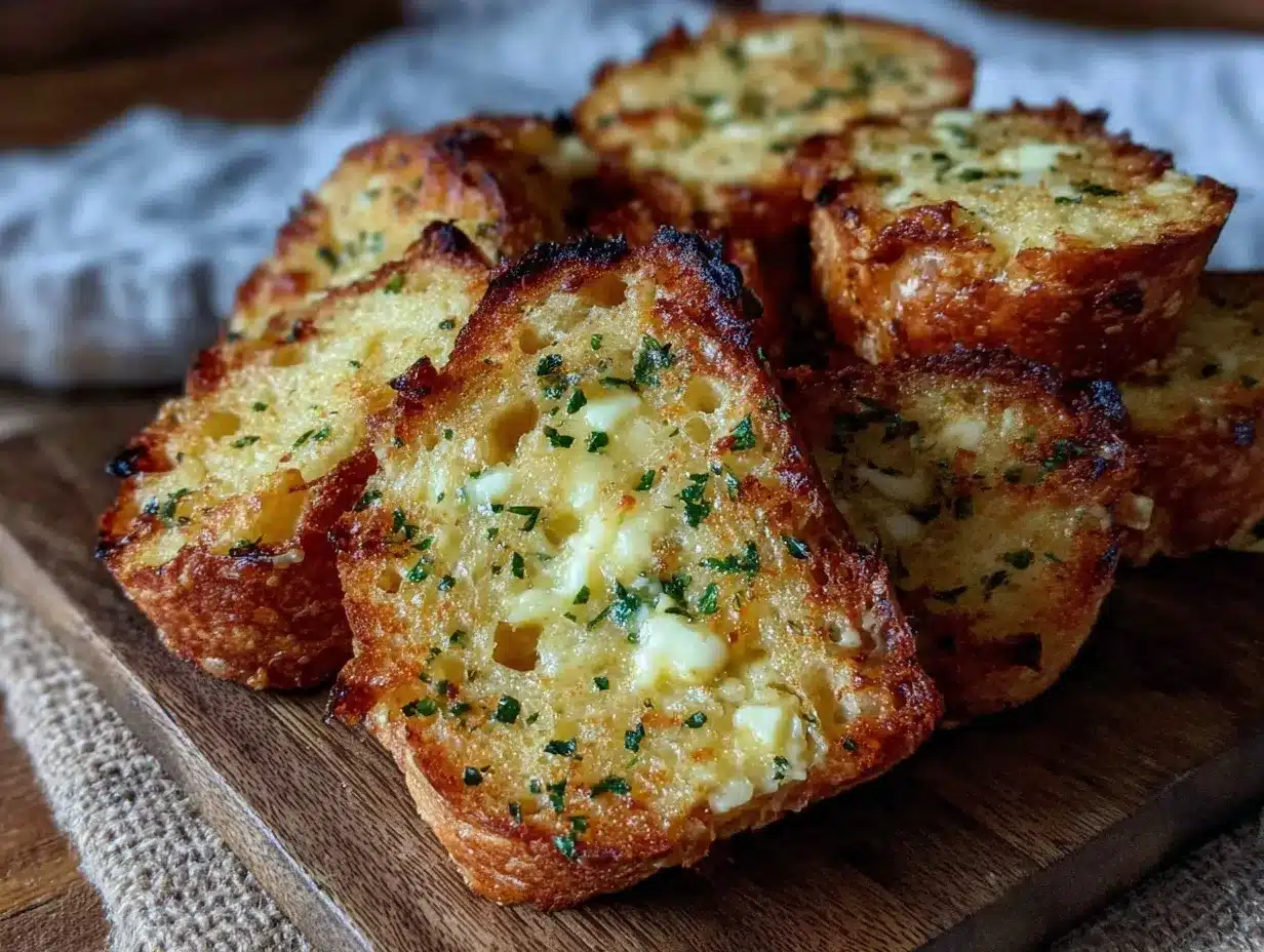 air fryer garlic bread recipe preparation steps
