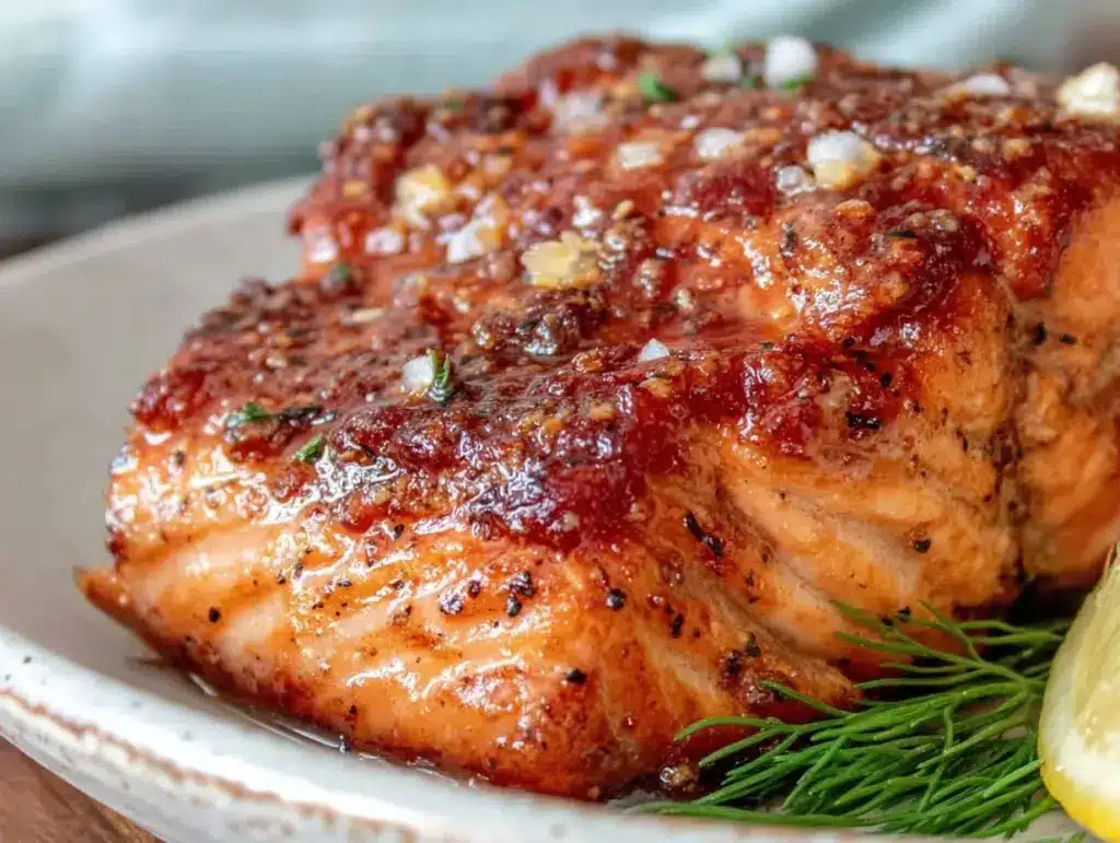 air fryer salmon with crispy skin - featured image