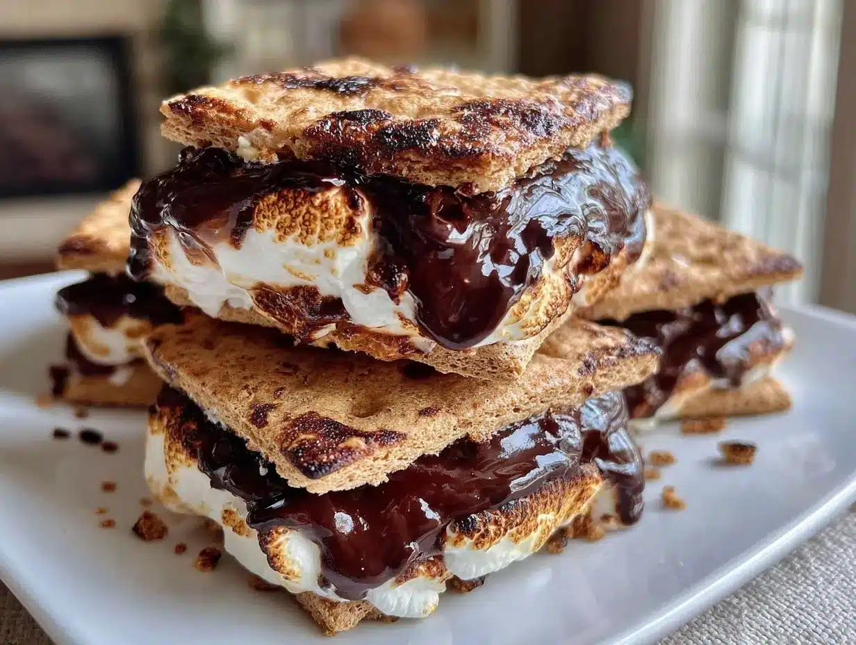 air fryer smores recipe preparation steps
