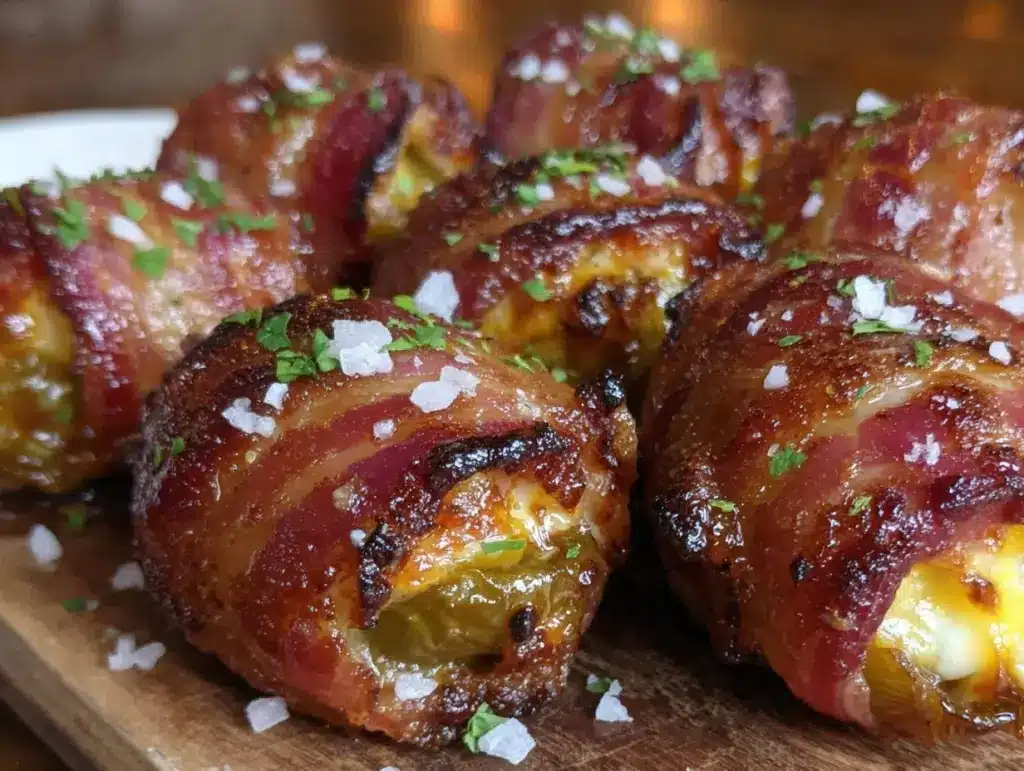 bacon-wrapped jalapeño poppers - featured image