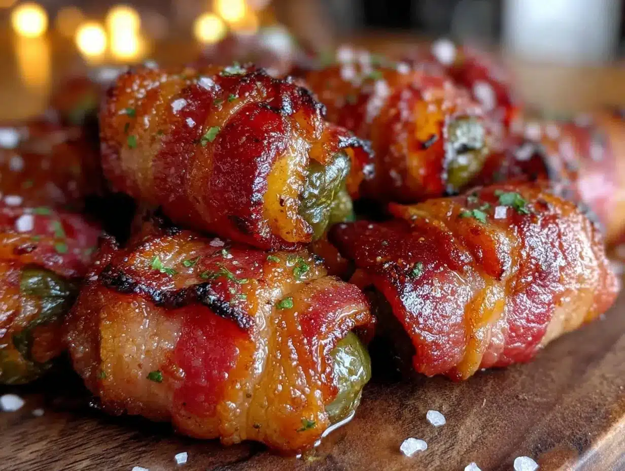 bacon-wrapped jalapeño poppers preparation steps