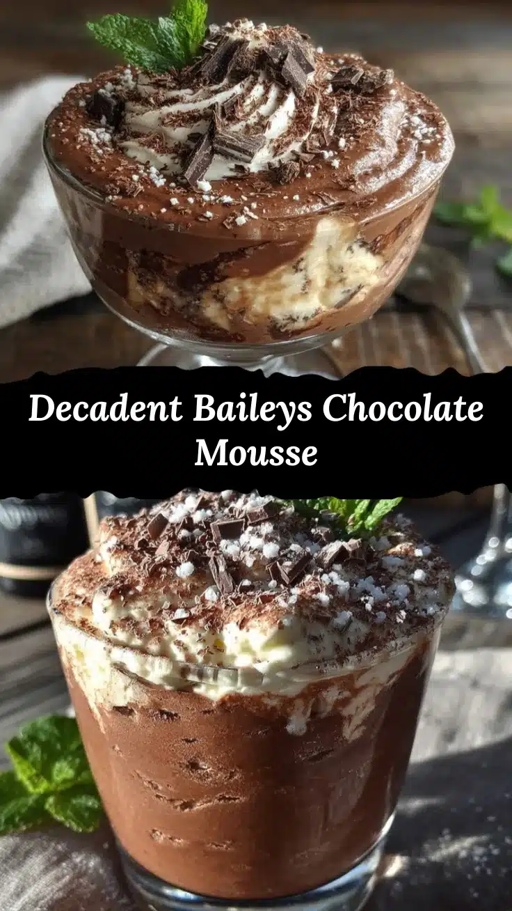 Baileys Irish Cream chocolate mousse recipe