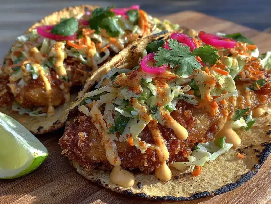 Baja style fish tacos - featured image