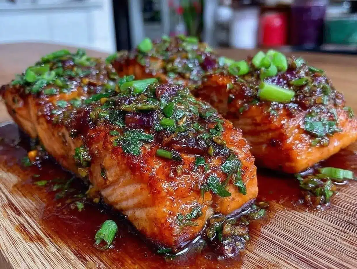 baked honey garlic salmon preparation steps