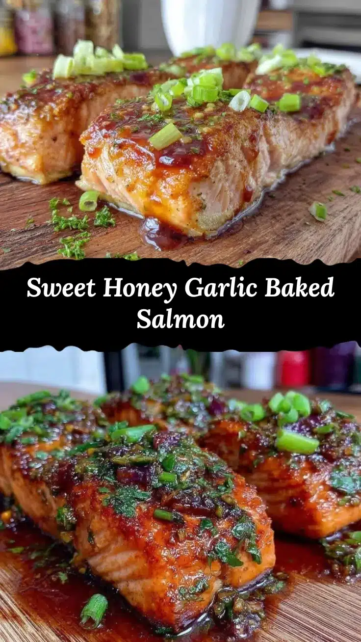 baked honey garlic salmon recipe