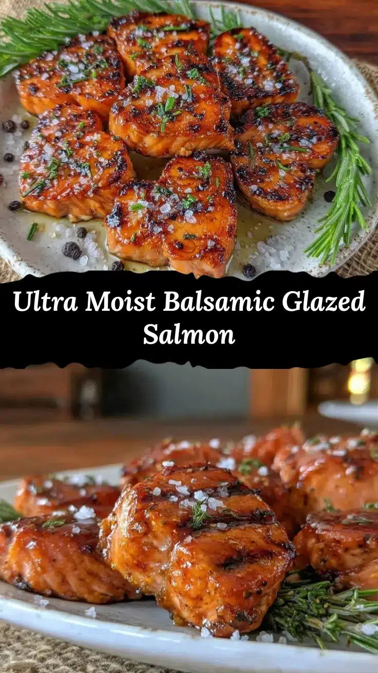 balsamic glazed salmon hearts recipe