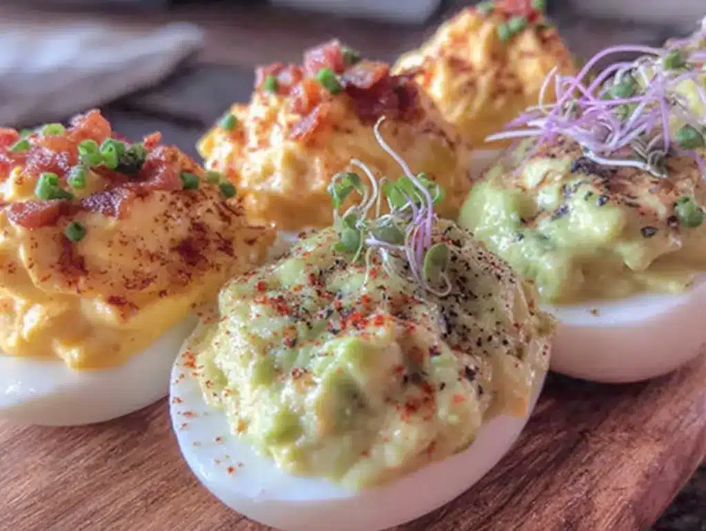 best deviled eggs 3 ways - featured image