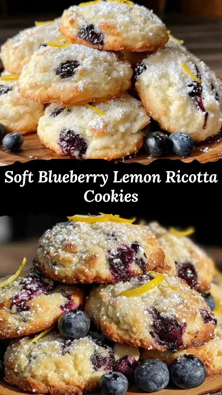 blueberry lemon ricotta cookies recipe
