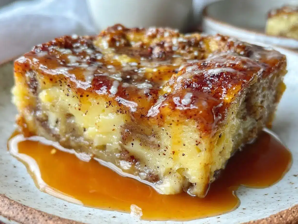 bread pudding with bourbon sauce preparation steps