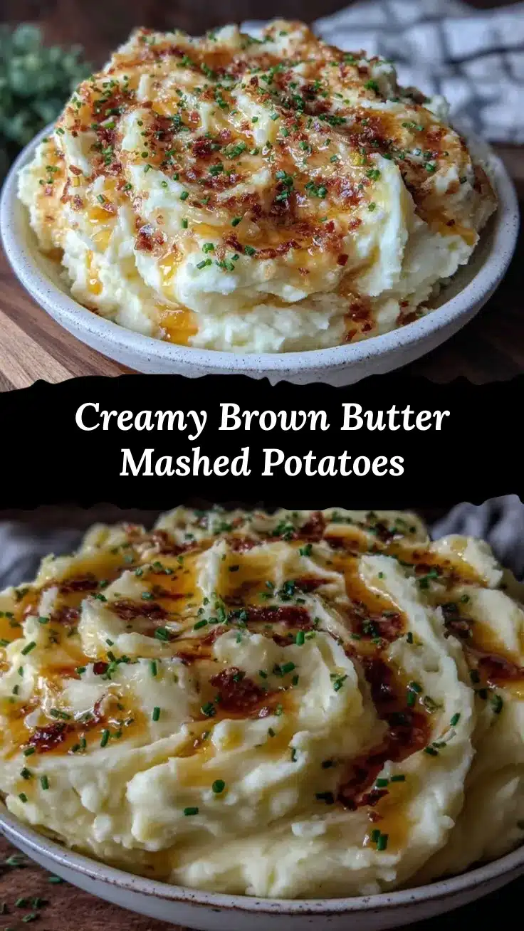 brown butter mashed potatoes recipe