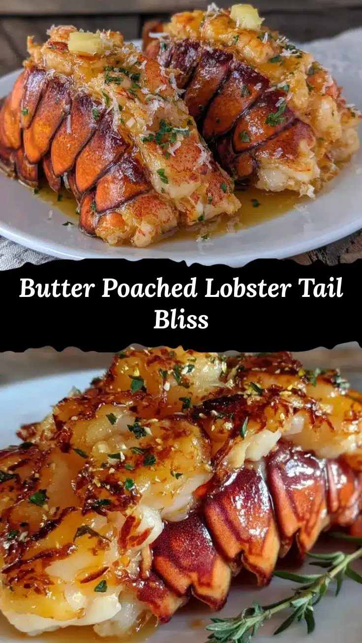 butter poached lobster tail recipe