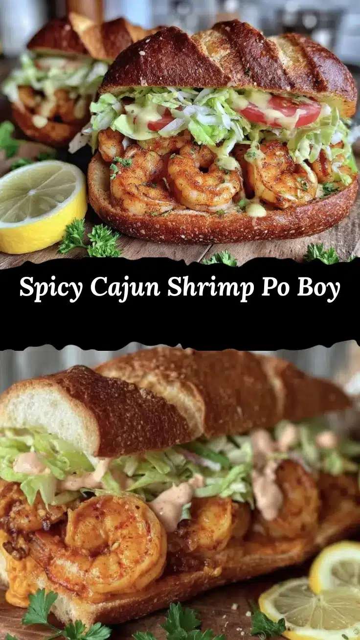 Cajun shrimp po boy recipe recipe