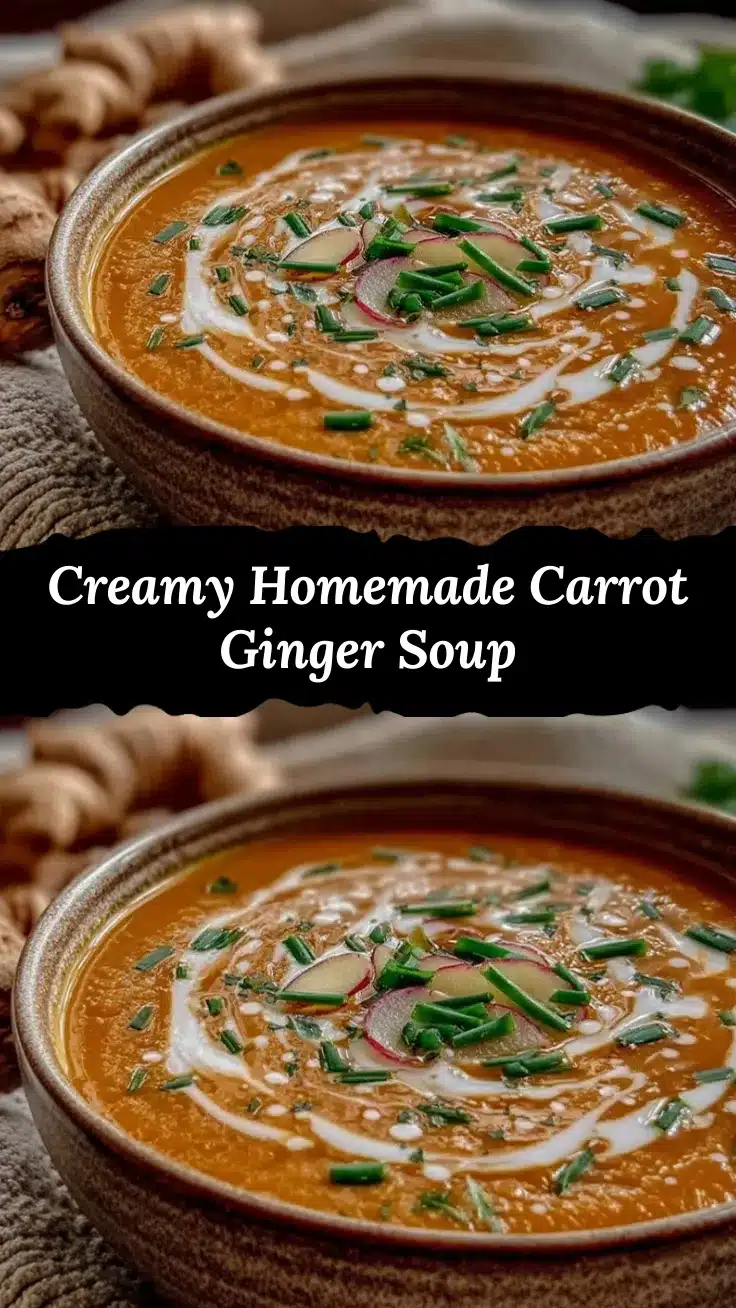 carrot ginger soup recipe