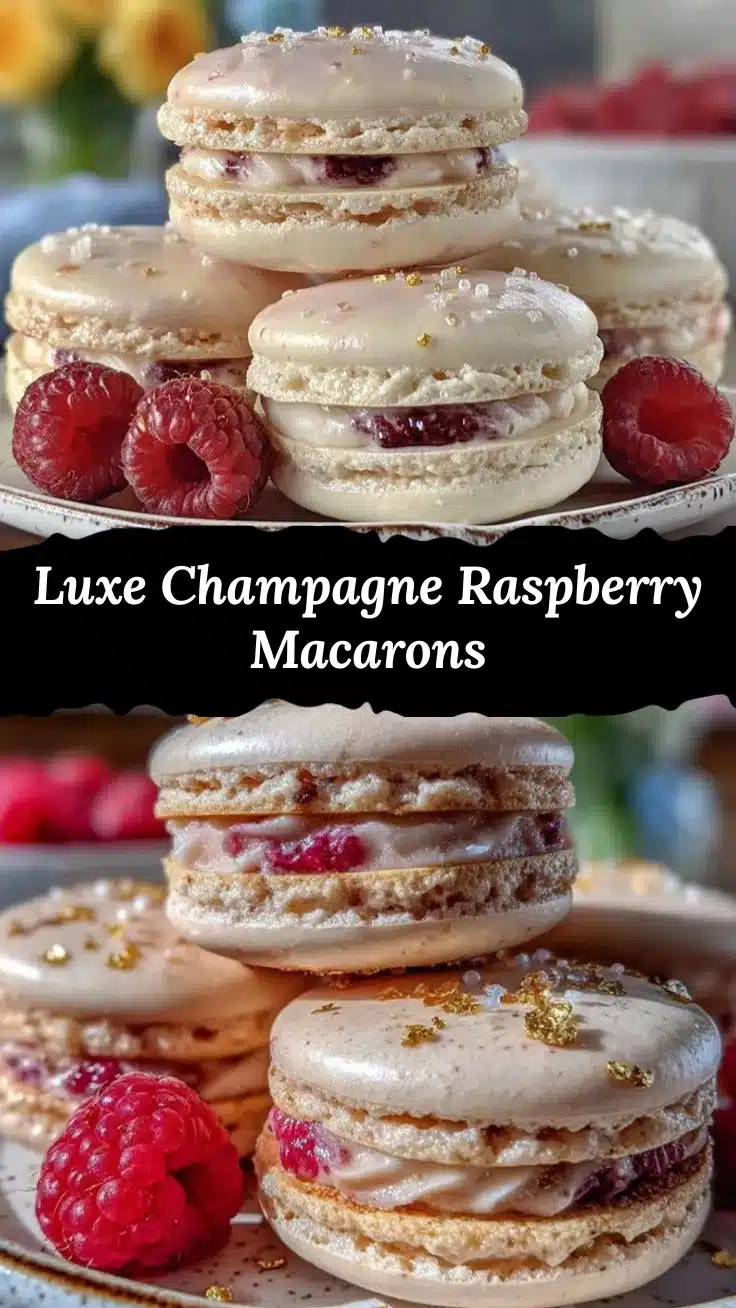 champagne raspberry macarons recipe