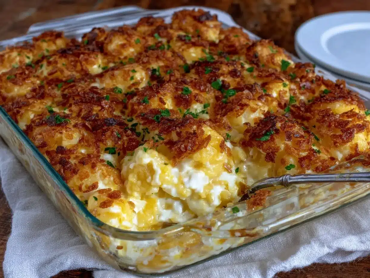 cheesy funeral potatoes preparation steps