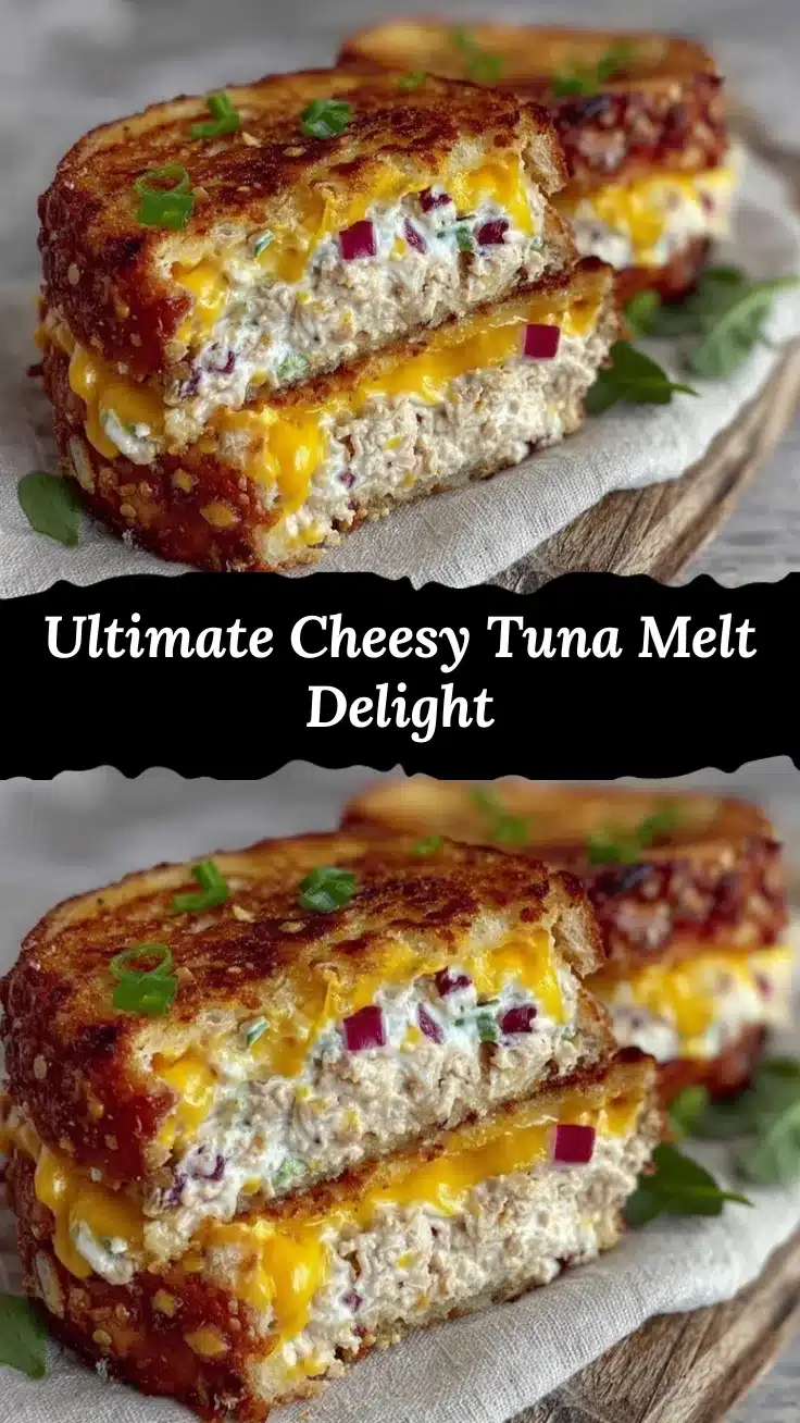cheesy tuna melt sandwich recipe