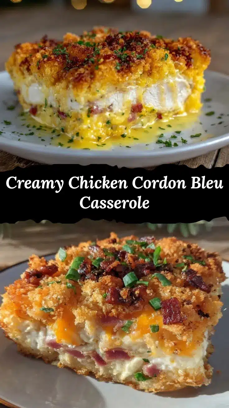 chicken cordon bleu casserole recipe recipe