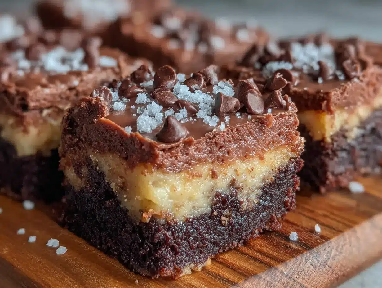 chocolate chip cookie dough brownies preparation steps