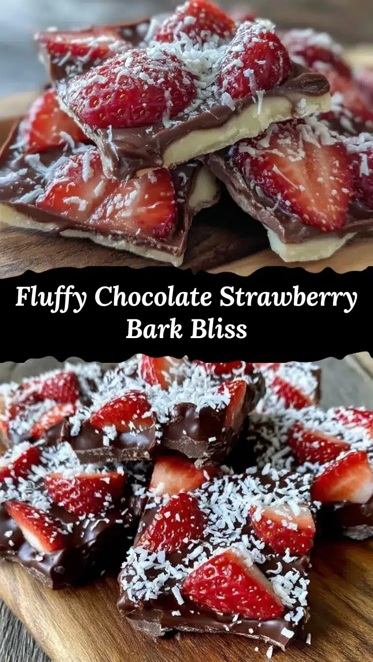 chocolate-covered strawberry bark recipe